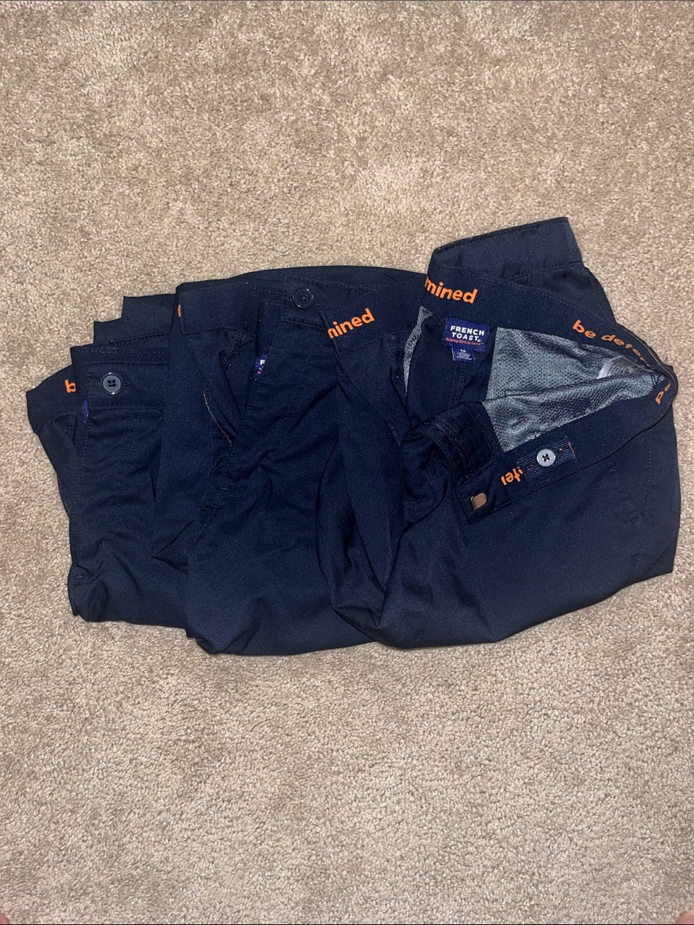 Navy French Toast Schoolware Polyester Boys Shorts